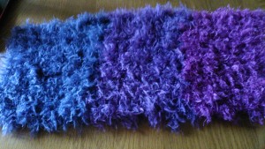 【ファー】の手編みマフラー！作り方は簡単